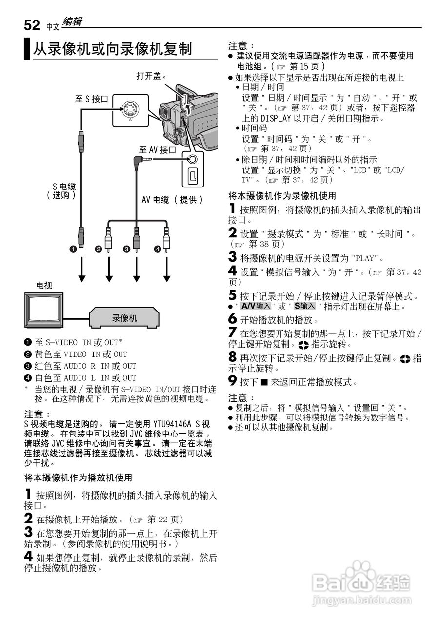 JVC GR-DF470AC数码摄像机说明书:[6]