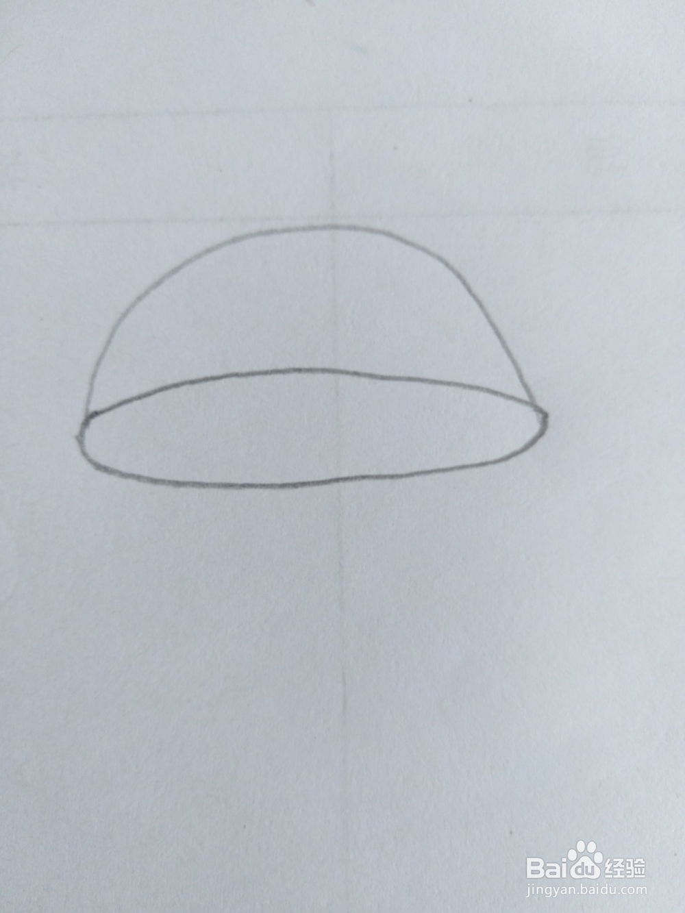 儿童简笔画蘑菇画法三