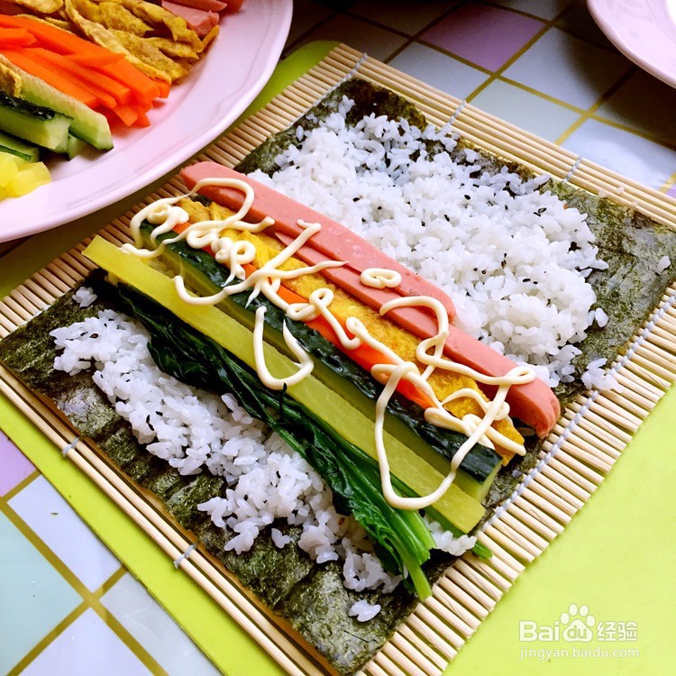 紫菜包饭的做法