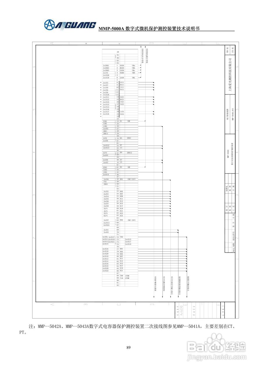 爱光MMP-5043A数字式电容器保护测控装置说明书