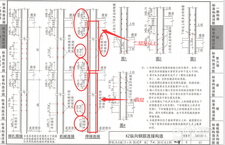 框架柱布置原则图片