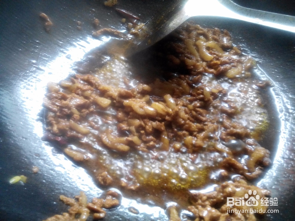 茄子炒肉的做法