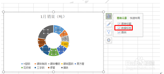 WPS 表格如何做饼图