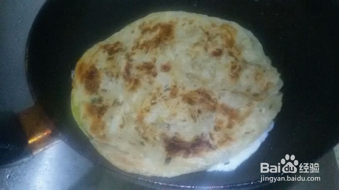 葱香手抓饼的做法