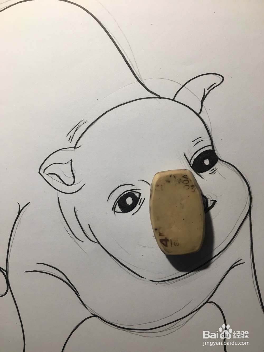 教你画一只萌萌的肥猪 猪年简笔画猪