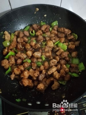 溜肉丁制作过程