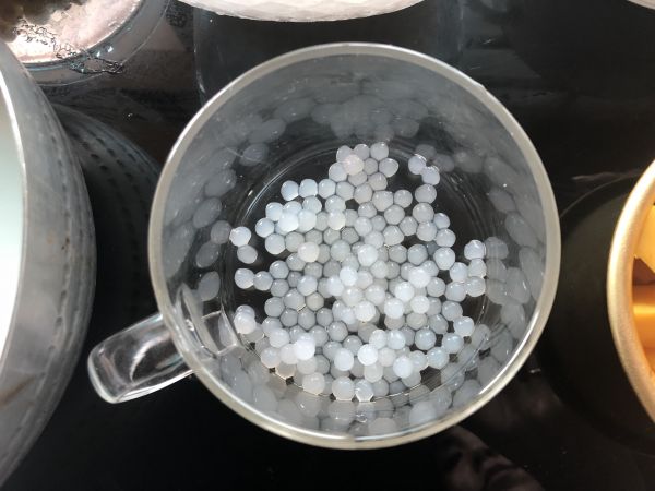 珍珠西米蜜豆椰汁