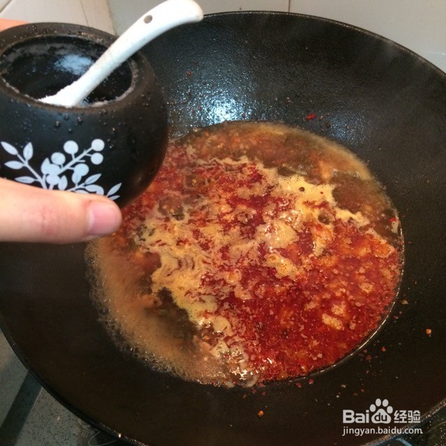 酸豆角米粉的做法