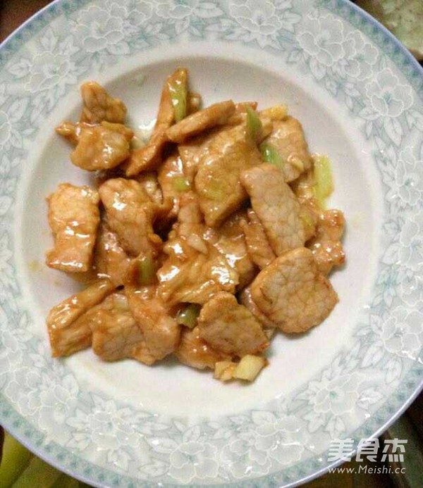 青笋木耳炒肉片