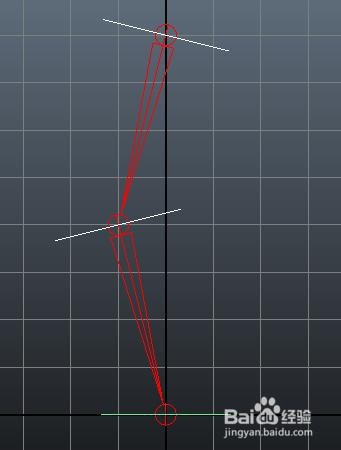 腿部节点绑定：三套骨骼IKFK的切换
