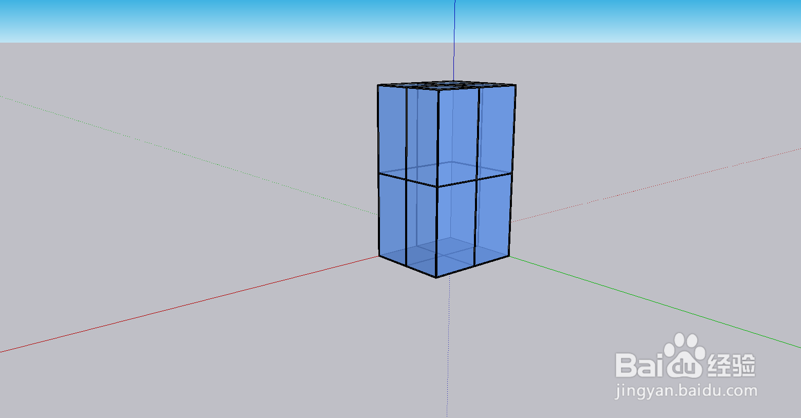 草图大师如何在使用扩展程序玻璃幕墙？
