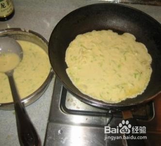摊折饼面糊怎么做