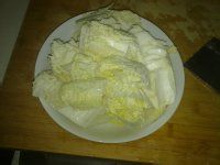 自制海米腐竹白菜