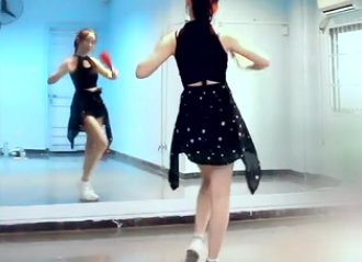 舞蹈教程视频镜面分解