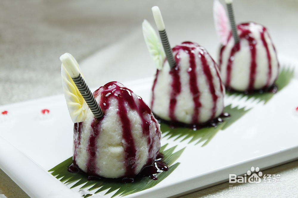 蓝莓山药的做法