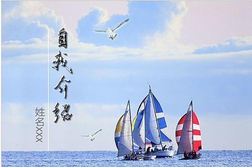 唯美式的自我介绍