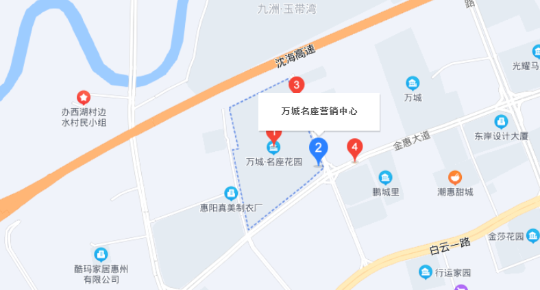 惠州万城名座位置