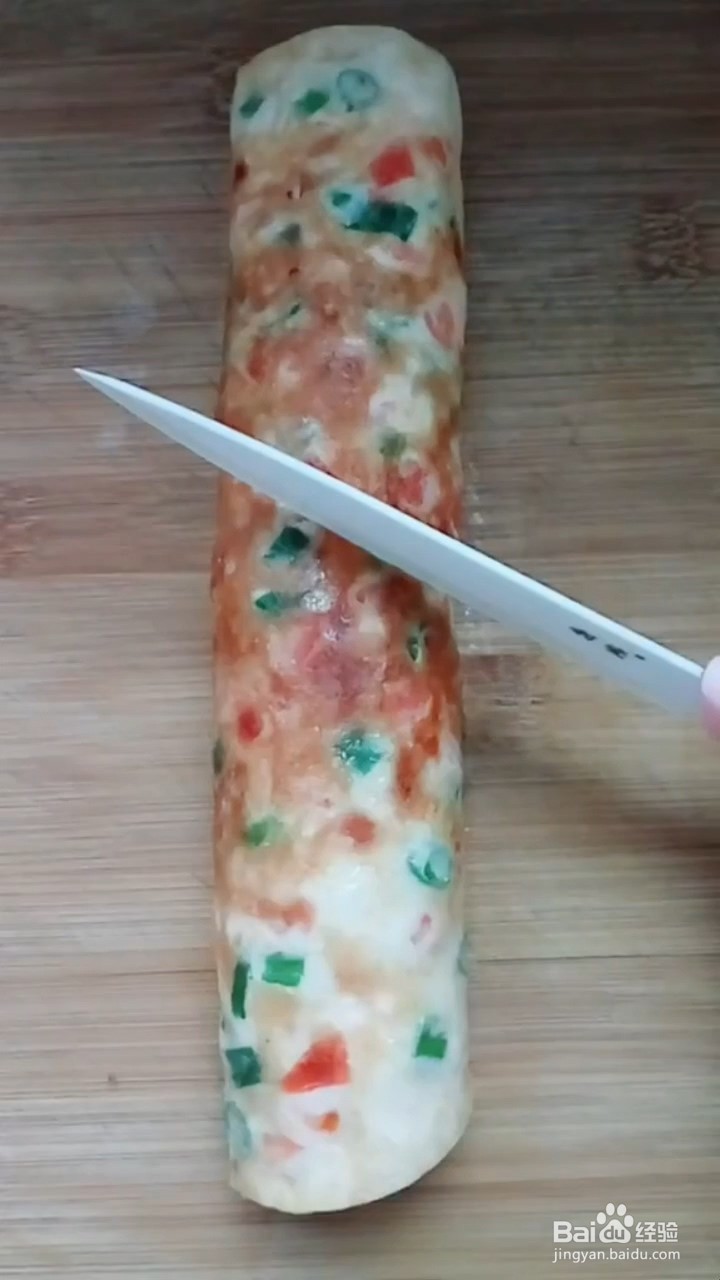 如何制作西红柿面饼卷