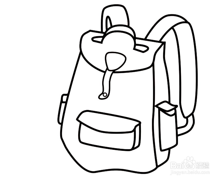 怎么画旅行包简笔画
