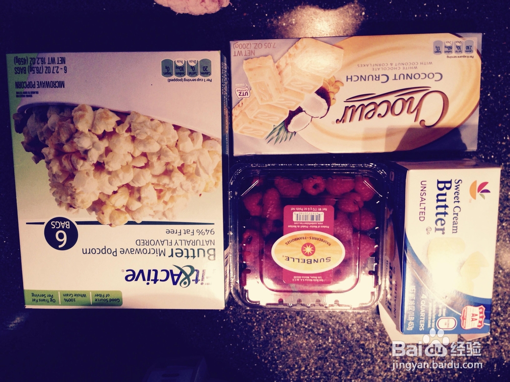 看完就会的白巧克力爆米花