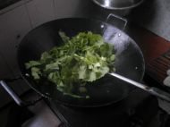 清炒芥菜的做法
