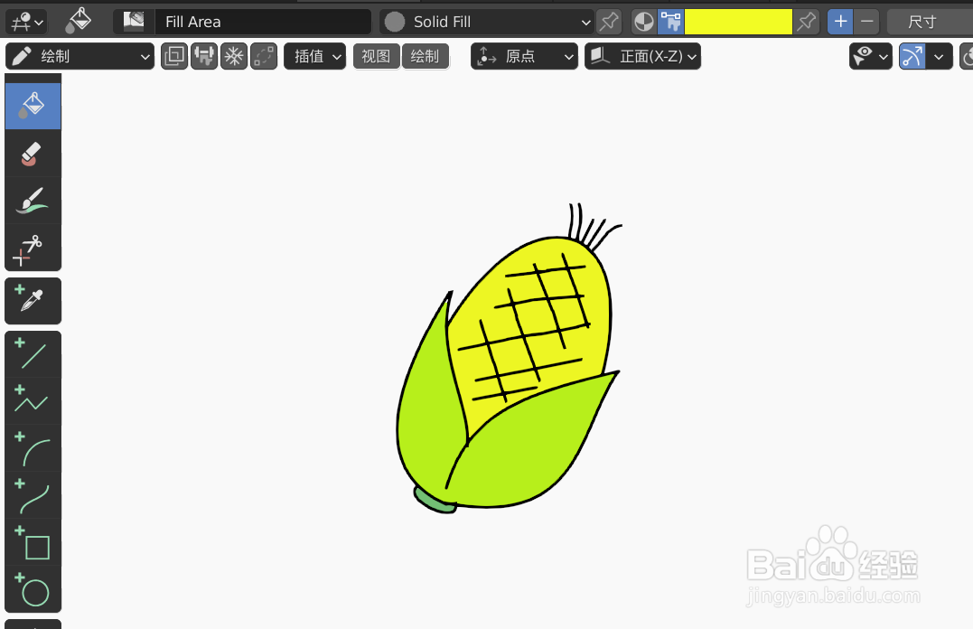 如何使用blender2.9设计好吃的玉米简图模型