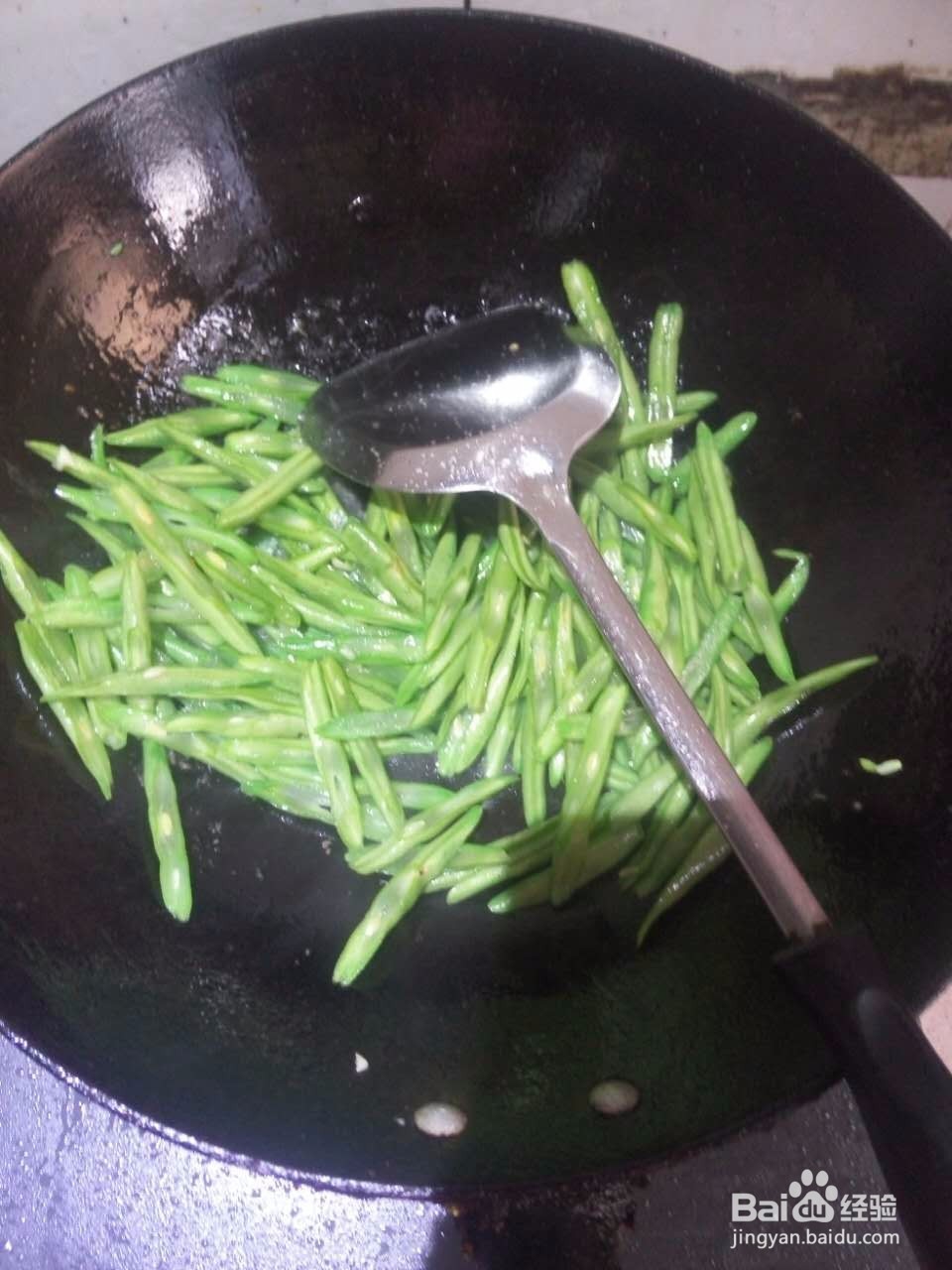 家常简便四季豆炒肉