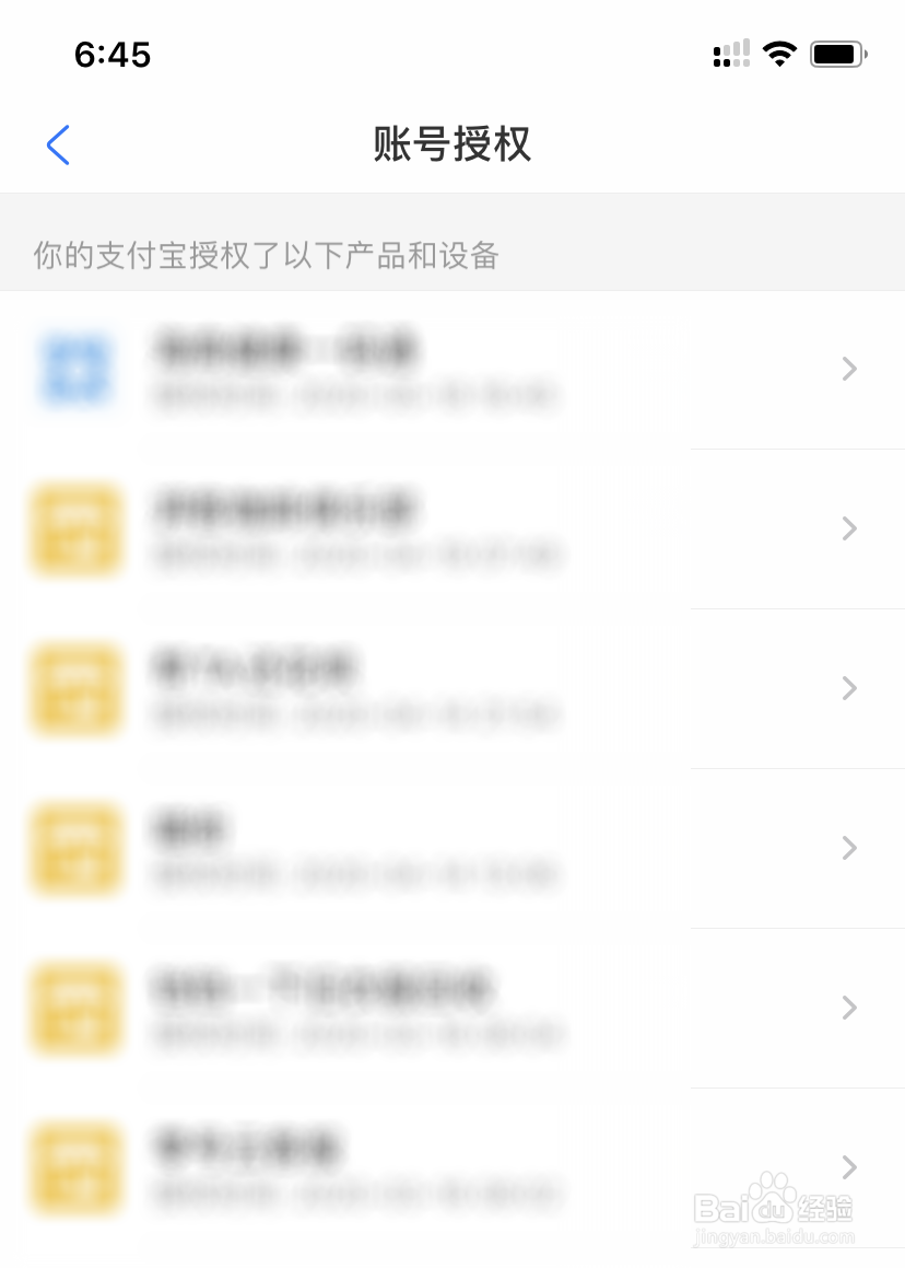 怎么查看支付宝授权了哪些应用