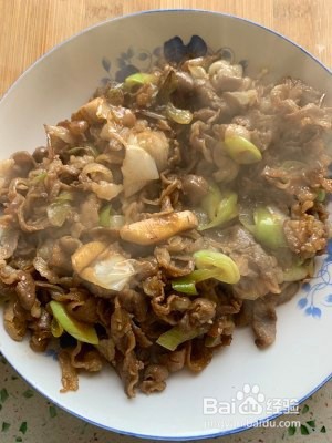 健康养生佳品葱爆羊肉卷的做法