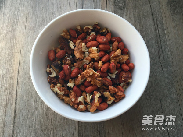 面包机版核桃花生糖