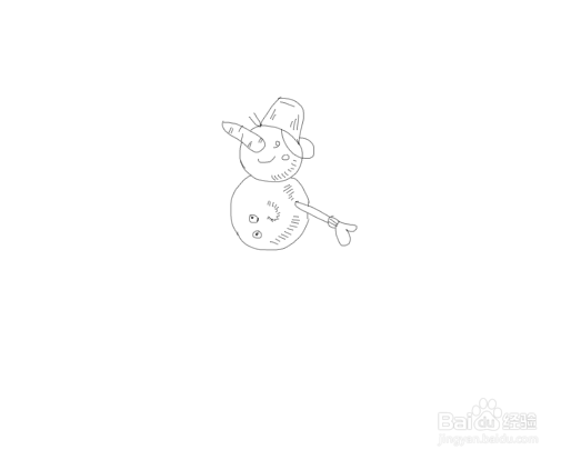 雪人简笔画怎么画,怎么画雪人
