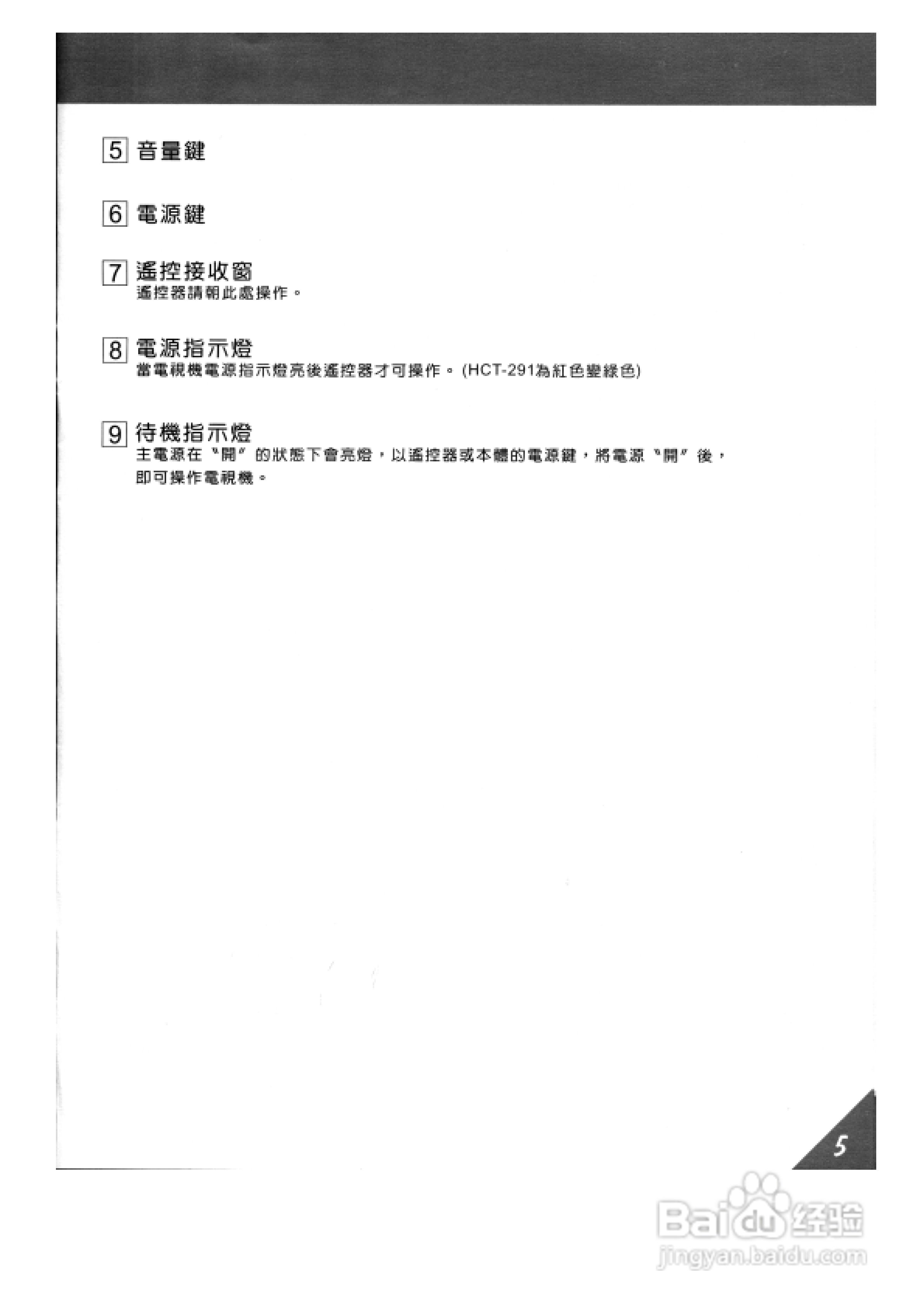 歌林HCT-291数位倍频电视机使用说明书:[1]