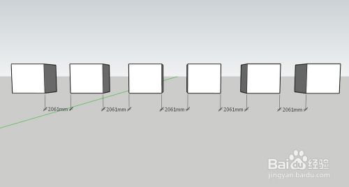 SketchUp草图大师怎么均匀填充体块