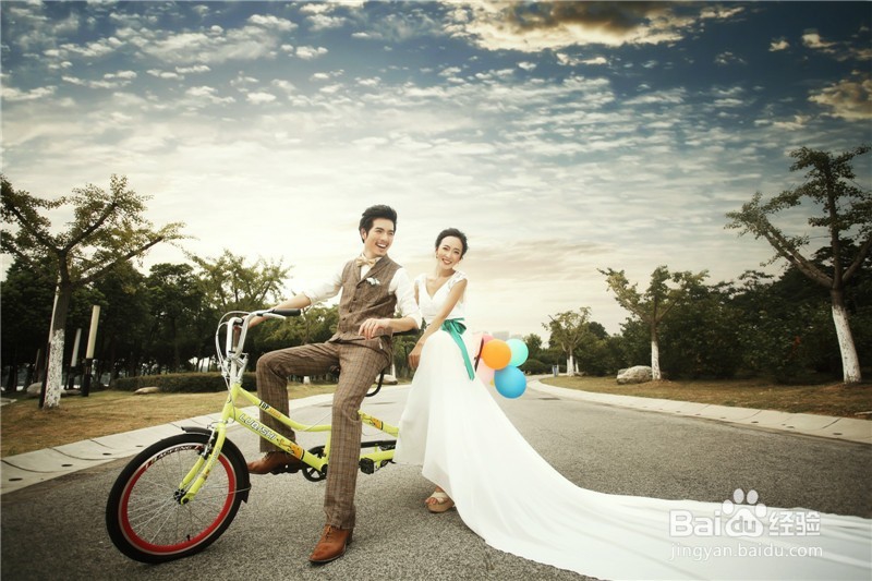 小清新婚纱照的拍摄技巧