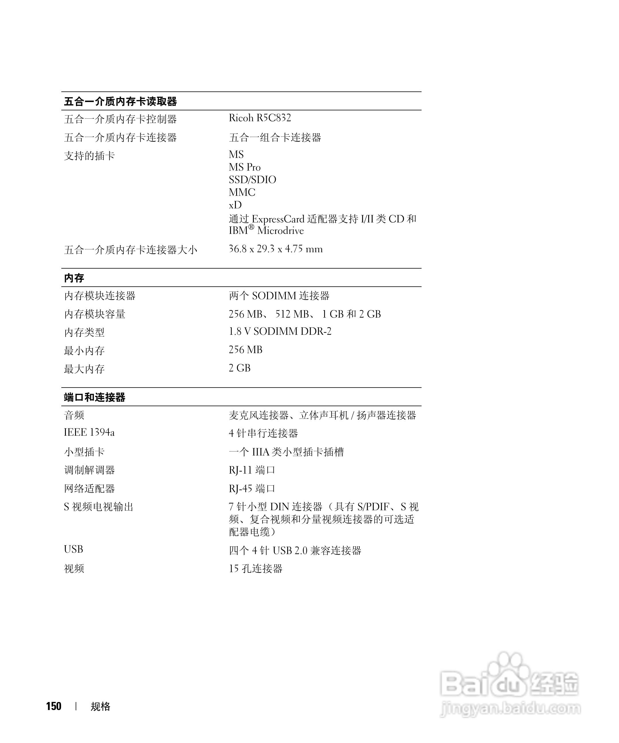 戴尔Inspiron E1505笔记本电脑使用说明书:[15]