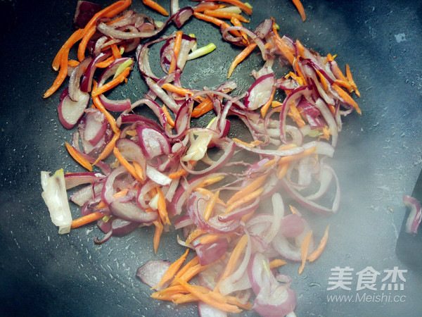 蔬菜酱油炒面（挂面版）