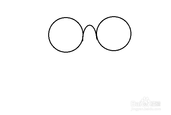 逼真圆框眼镜手绘教程