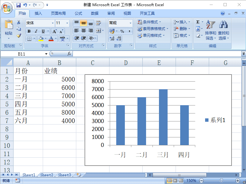 Excel2007如何修改图表的数据源，随心所欲显示