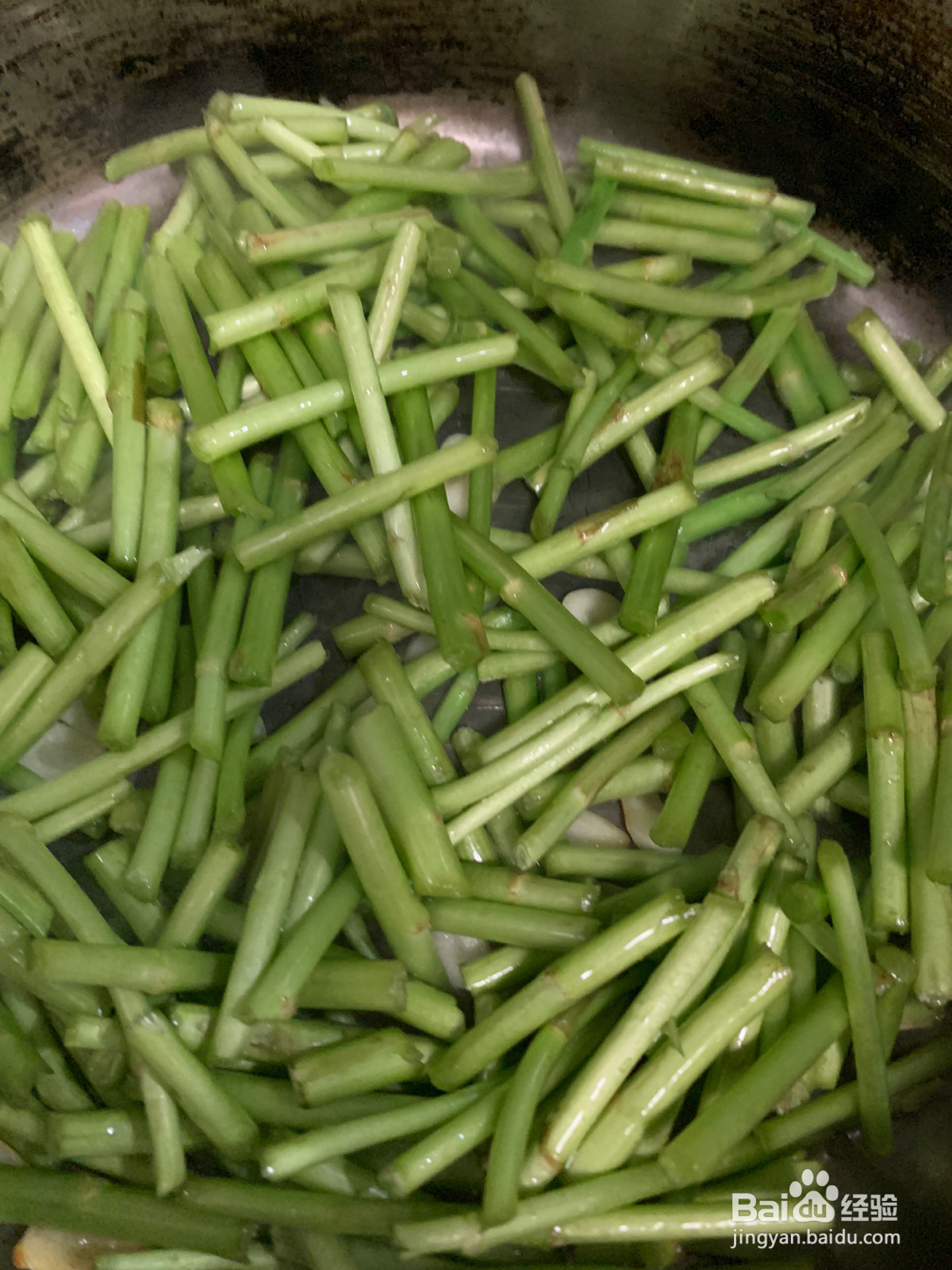 清炒芦蒿的做法