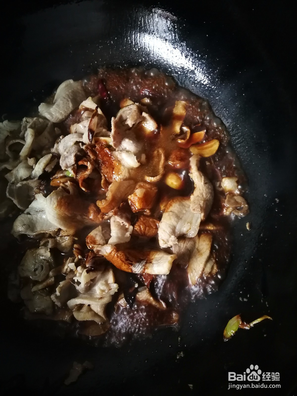 蒜香鲜干红椒肉