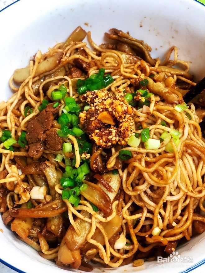 巨好吃扁豆焖面的做法