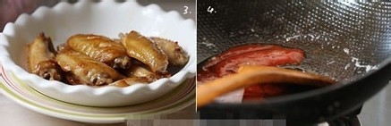 菜谱家常菜图片做法：[4]茄汁鸡翅家常做法