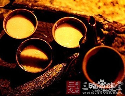 酥油茶是高原人宠爱的养生饮品