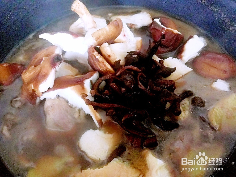 怎么做蘑菇烩鸡腿