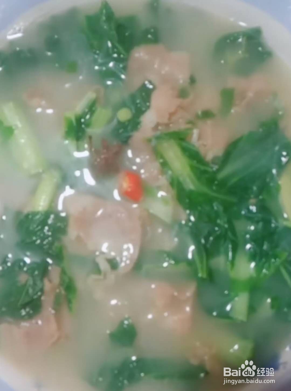 羊肉粉丝白菜汤做法