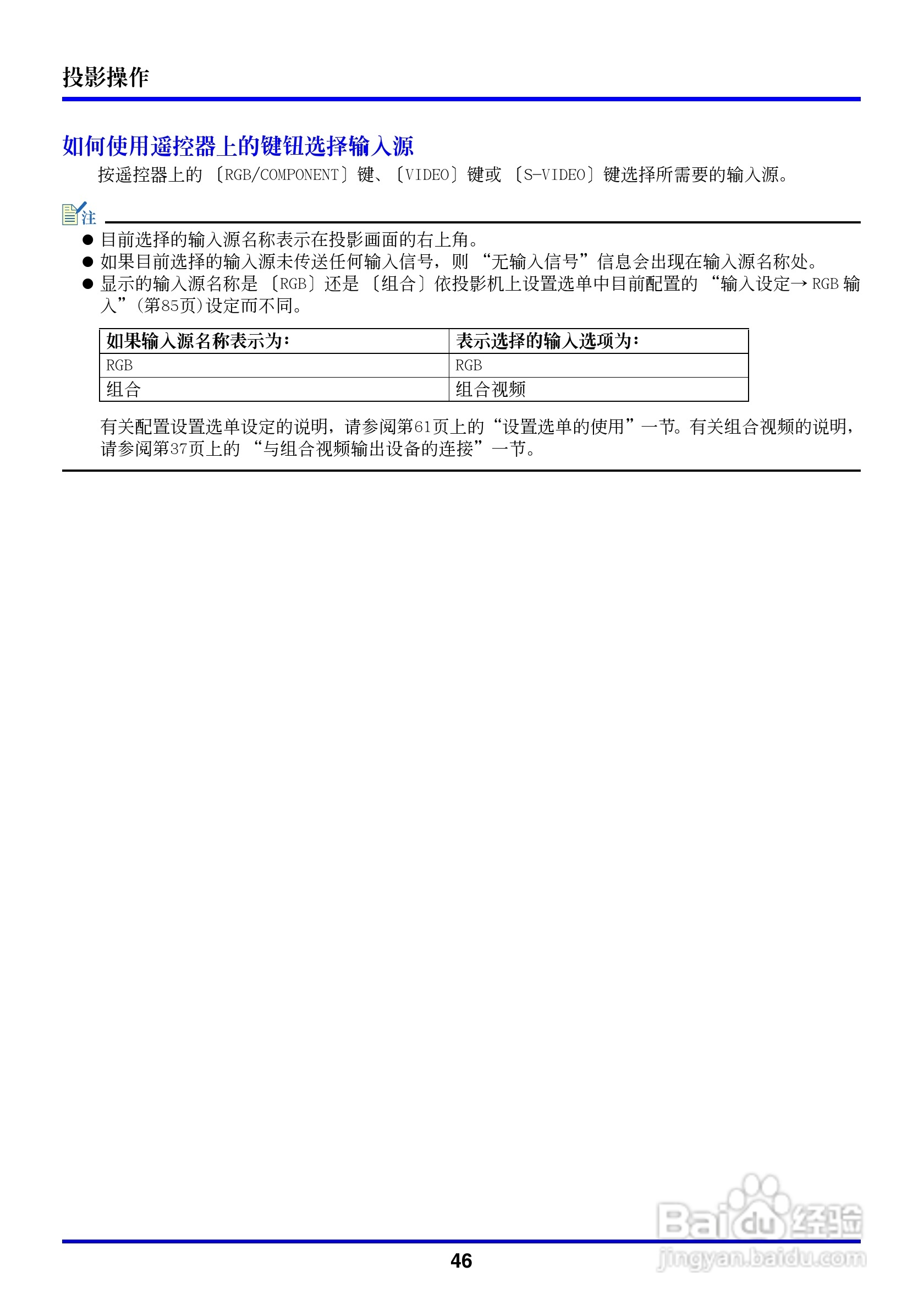 卡西欧数字投影仪XJ-350型使用说明书:[5]