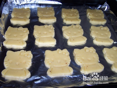 【可爱美食】卡通奶香饼干做法