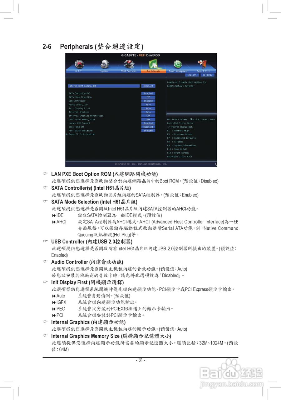技嘉GA-H61M-S2P主板使用手冊:[4]