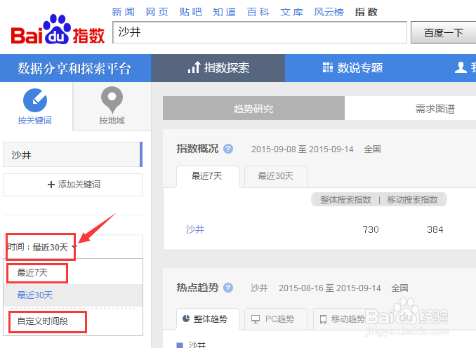 如何用百度指数查询关键词(详细图文教程)