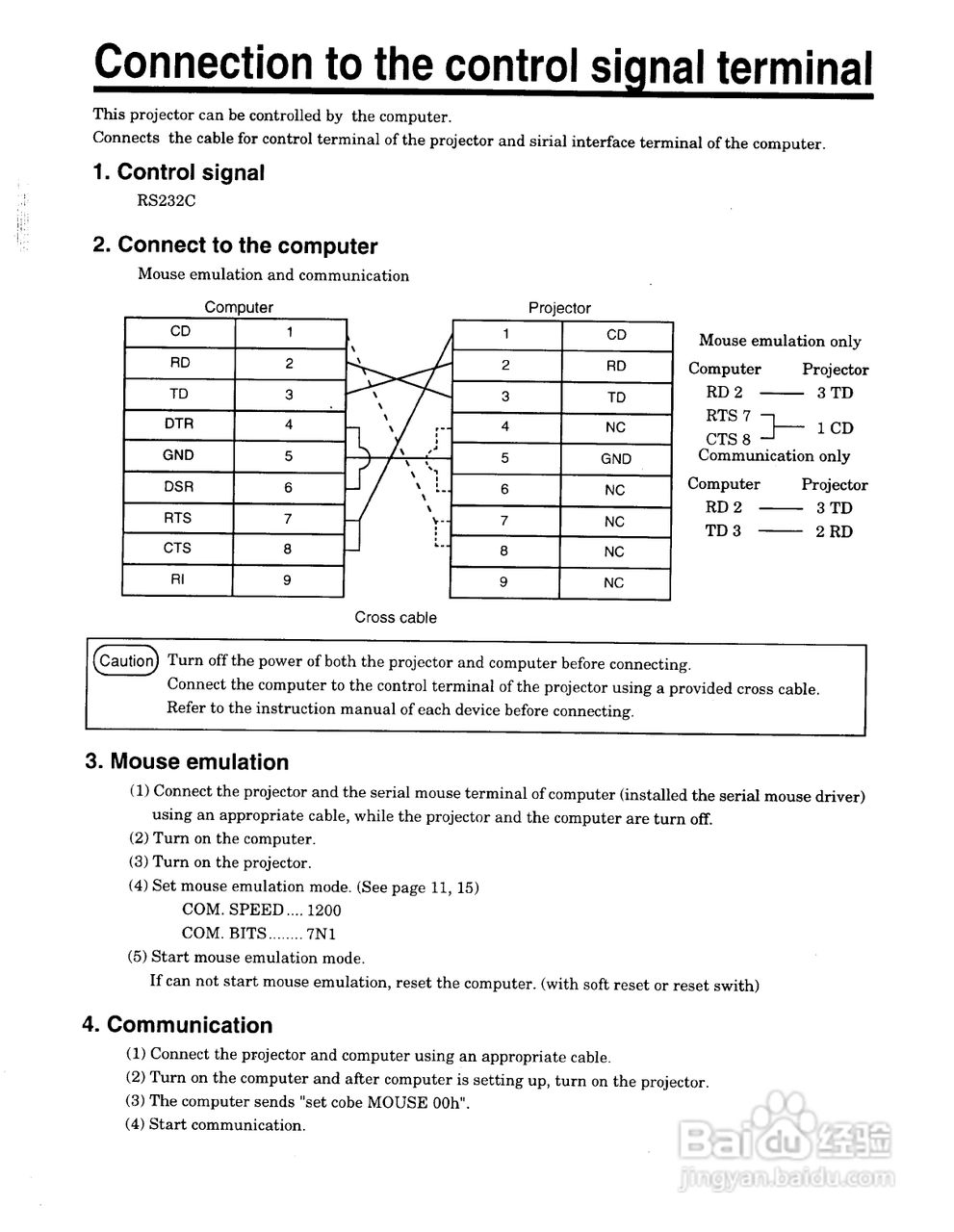 日立 CP-L540E投影机说明书:[2]